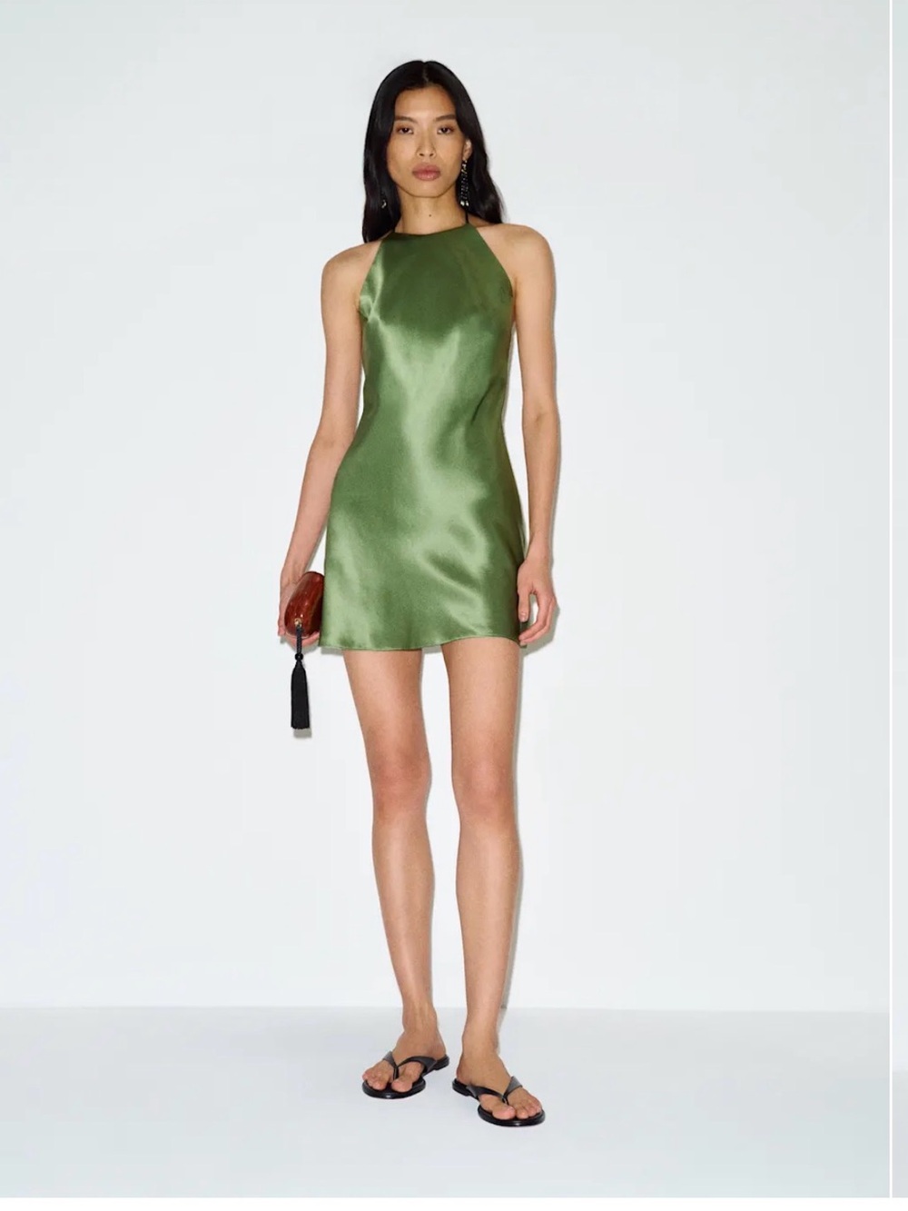 Reformation Jennis Silk Dress